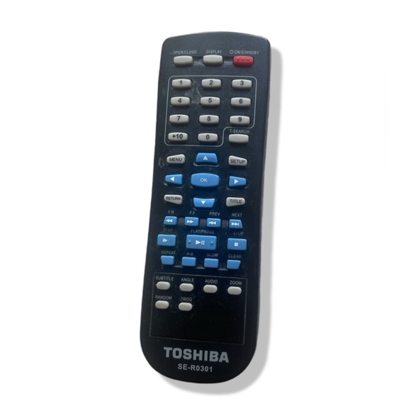 Toshiba DVD Player Remote Control SE-R0301 - Picture 1 of 2
